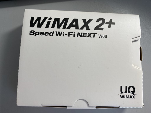 Speed Wi-Fi NEXT W06 ブラックｘブル