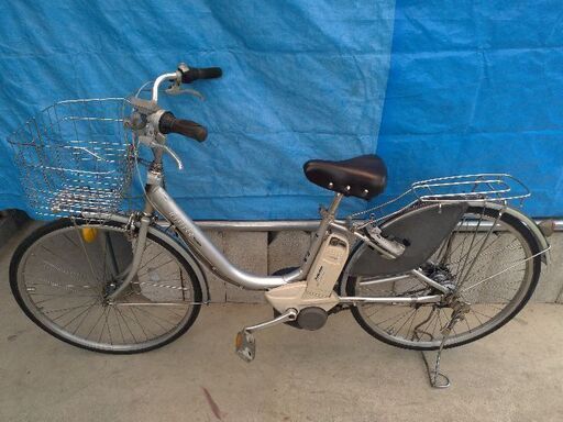 電動自転車 ブリジストン アシスタ 24インチ 3速 LEDライト付 水色