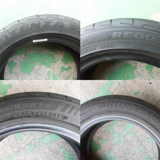 発送OKバリ山★165/55R14★ブリジストン 4本 D-9 - 売ります・あげます