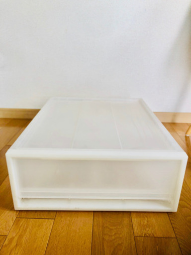 収納ケース無印良品 Muji ポリプロピレン Pp 引出式 横1個または 2個 セット みこちゃん 朝霞の家具の中古あげます 譲ります ジモティーで不用品の処分
