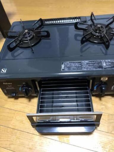 美品 ガスコンロ パロマ
