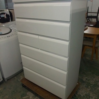 #KM21 ニトリ 収納家具 WISH3-80HC 6段チェスト R1666) ニトリ WISH3-80HC 6段チェスト 収納家具 店頭取引大歓迎♪