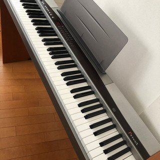 電子ピアノ CASIO Privia PX-500L 88鍵盤 ペダル・譜面立て付き - 鍵盤