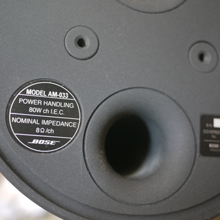 ＢＯＳＥのスピーカー １２１Ｖ 2本　と　サブウーファー ＡＭ－０３３ のセット