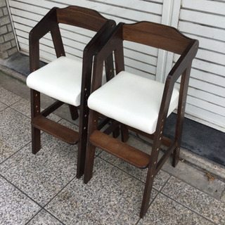 木製 子供用椅子 2個セット