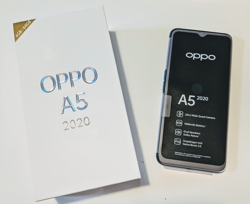 トレンズ ANDROID - OPPO A5 2020 新品未使用 ブルー SIMフリー