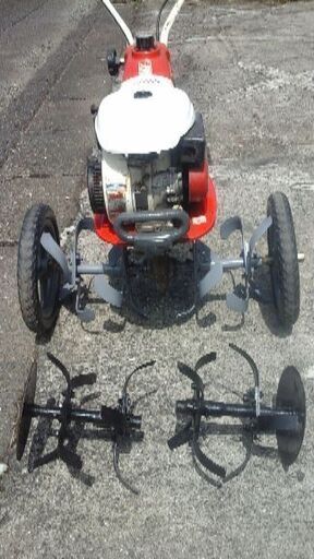 ヤンマー 管理機MT2 2馬力 ロータリーの軸、刃 もう1セットをサービス !!