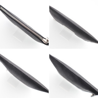 《GIVENCHY/ロットワイラーラージ ジップ ポーチ》ABランク 黒 犬 美