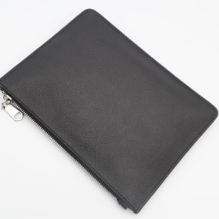 《GIVENCHY/ロットワイラーラージ ジップ ポーチ》ABランク 黒 犬 美