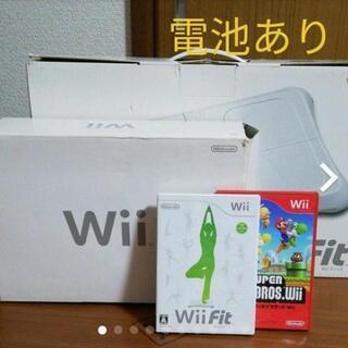Wii本体　Wii fit  リモコン　スーパーマリオブラザーズ