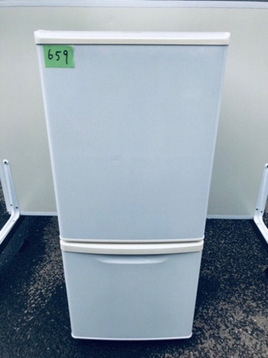 659番 Panasonic✨ノンフロン冷凍冷蔵庫✨NR-B144W-W形‼️