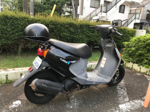 【受渡し者決定　お返事できず申し訳ございません】原付　スズキ　レッツ4 受渡し者決定 お返事できず申し訳ございません】原付 スズキ レッツ4
