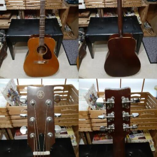 ジャパンオールドアコースティックギターYAMAHA FG-200J(黒 ジャパンオールドアコースティックギターYAMAHA FG-200J(黒