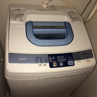HITACHI slim & compact 洗濯機 5kg
