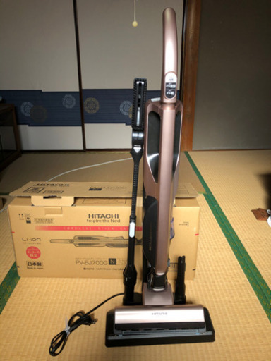 購入一週間　掃除機　日立　PVｰBJ700G 2回使用