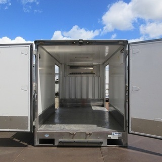 ♪千AA30♪物置♪コンテナ♪左右スライドドア付き♪アルミ箱♪