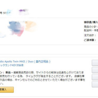 UAD Apollo Twin MK2 Duo インタフェース