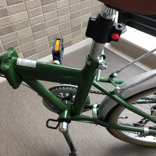 お譲り先決定】折りたたみ自転車 モスグリーン 20インチ