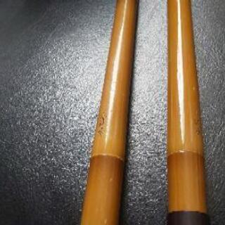 朱紋峰 攻 竿掛二本物 玉ノ柄二本物 NEW朱紋峰　竿掛・玉ノ柄