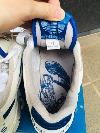 新品】ヴィンテージ adidas phantom 2 low メンズ 26cm white/blue