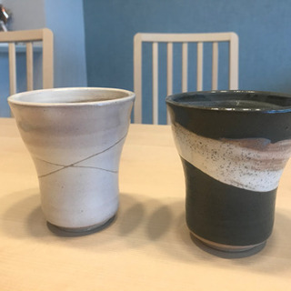 【新品未使用】日本製　陶器ペアカップ