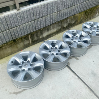 送料無料【マットブラック新規塗装】プラド 純正 ハイエース 17インチ　ハイラックスサーフ  限定SALE，SALE ◇マットブラック塗装◇トヨタ 150系