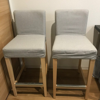 【お譲り先決定】IKEA イケア　カウンターテーブル用ハイチェア椅子