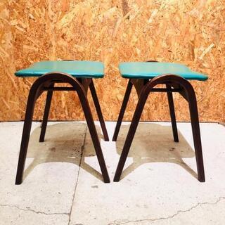 売約済み】秋田木工 剣持勇 スタッキング スツール チェア 椅子 曲げ木