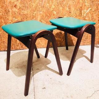 売約済み】秋田木工 剣持勇 スタッキング スツール チェア 椅子 曲げ木