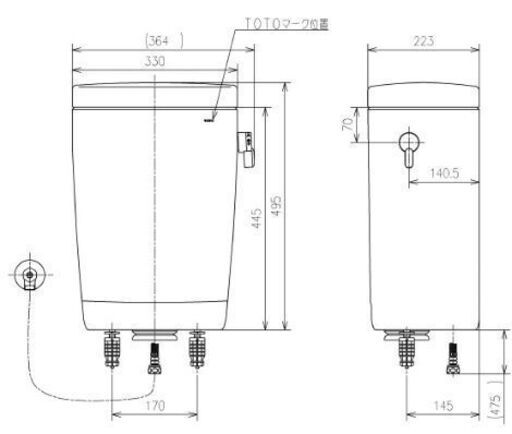 洋式トイレ/便器短期間使用品