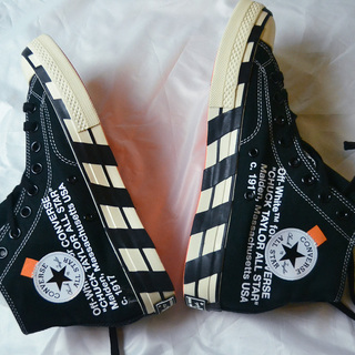 生産終了□未使用/新古品□コンバース x オフホワイト チャック