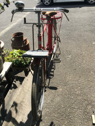 自転車、郵便局自転車、郵政省自転車、レトロな自転車、ツノダ自転車