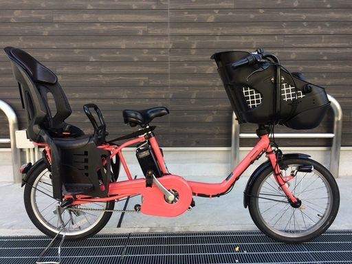 地域限定　パナソニック　ギュットミニ　16AH　三人乗り　子供乗せ　新基準　ピンク　キッスミニ　アンジェリーノ　神戸市　電動自転車