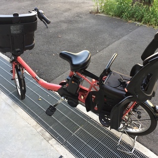 地域限定　パナソニック　ギュットミニ　16AH　三人乗り　子供乗せ　新基準　ピンク　キッスミニ　アンジェリーノ　神戸市　電動自転車