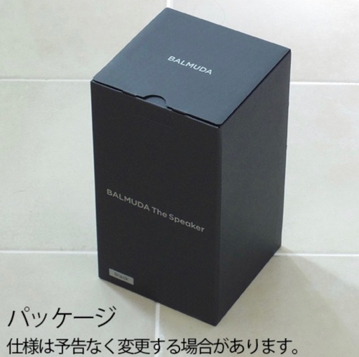 バルミューダ スピーカー BALMUDA The Speaker M01A-BK | procomm.ca