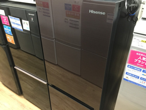【取りに来ていただける方限定】Hisense（ハイセンス）の2ドア冷蔵庫です。