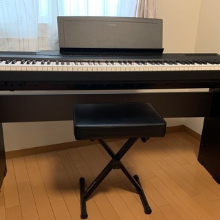 YAMAHA 電子ピアノ P-105 椅子＆スタンド＆ペダル付 ...