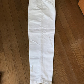 東陽町　白　チノパン　76cm 1タック