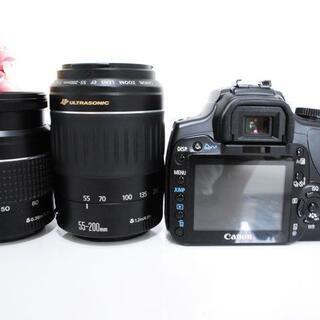 ★全国発送対応★【お得なWiFiセット！】Kiss X ダブルレンズ 望遠 セット