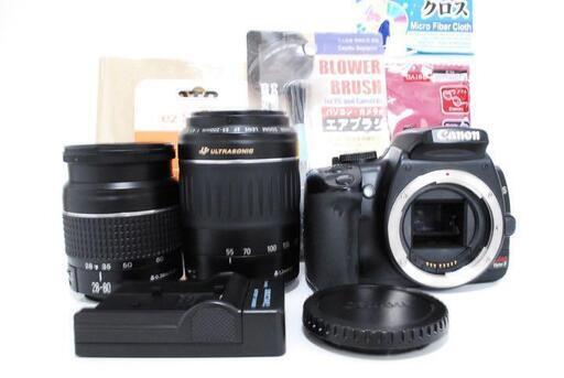 ☆全国発送対応☆【お得なWiFiセット！】Kiss X ダブルレンズ 望遠  