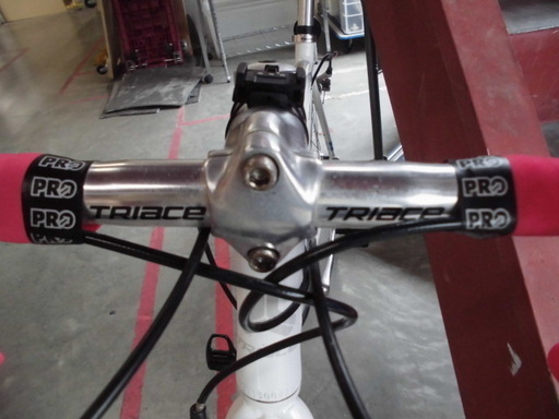 ロードバイク トライエース TRIACE S130 パールホワイト アルミ製