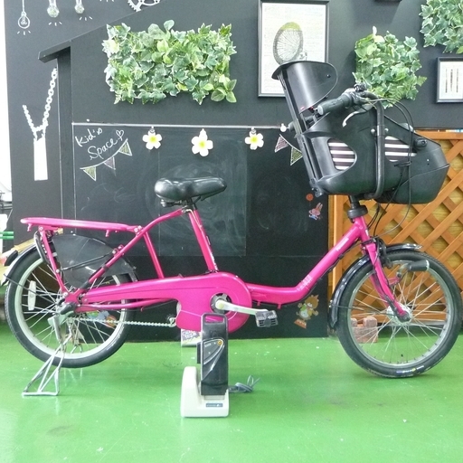 電動自転車 20インチ パナソニック ギュット 2015年モデル 大容量12Ah 新基準 中古 低床 前部子供乗せ コロナ対策 通園 Panasonic