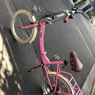 自転車　売ります　一応折りたたみ