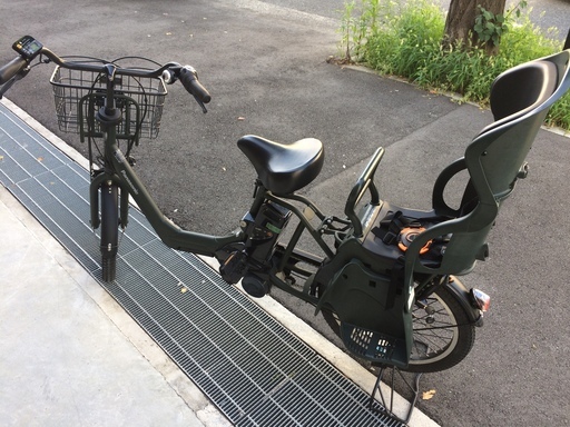 地域限定　パナソニック　ギュットアニーズ　三人乗り　子供乗せ　新基準　緑　パスバビー　ビッケ　神戸市　電動自転車 地域限定 パナソニック ギュットアニーズ 三人乗り 子供乗せ 新基準 緑
