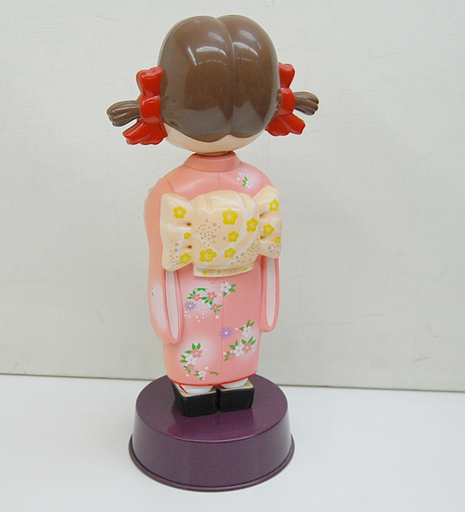 希少 不二家 ペコちゃん ボブルヘッド 2003年 夏 親子でケーキづくり