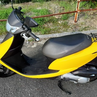ホンダ DIO(ディオ)AF68 イエローカウル交換　グリップヒーター付き