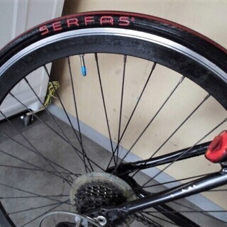 クロスバイク MAXTEX 700C ブラック アルミ製フレーム 苫小牧西店