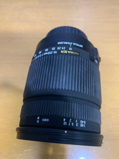 一眼レフ　レンズ　SIGMA 18-250 Canon用