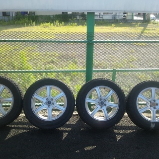 17インチ　アルミホイール　4本セット ③ 17インチアルミホイール ・ ｽﾀｯﾄﾞﾚｽタイヤ 4本SET