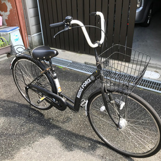RISING FORCE】 カマキリ自転車 黒 《27インチ》 (馬刺しソーダ) 玉出